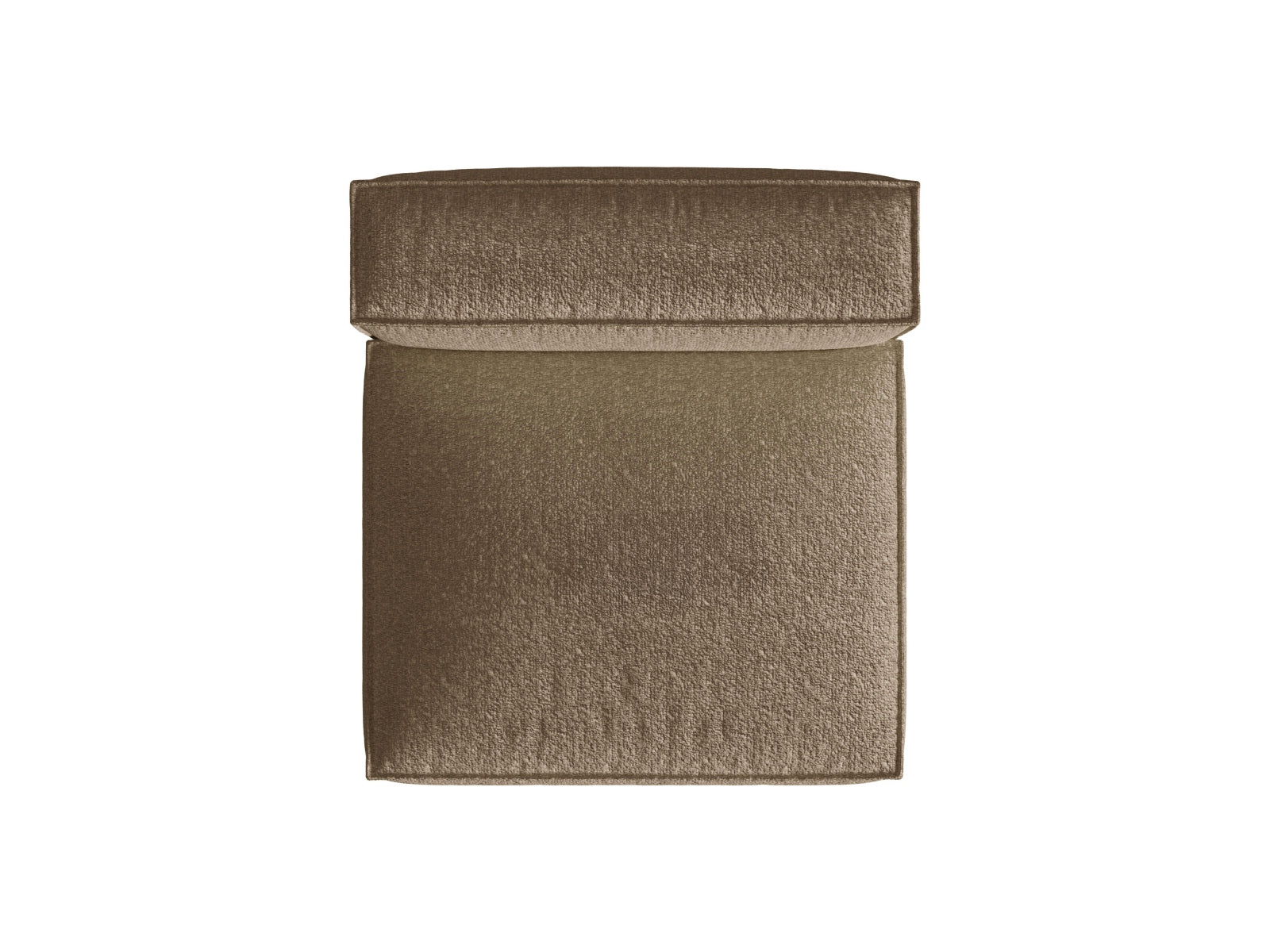 Eleganter Nuria Modul Armless 1 Sitzer in sanftem Cappuccino, ideal für moderne Wohnkonzepte und vielseitige Raumgestaltung.