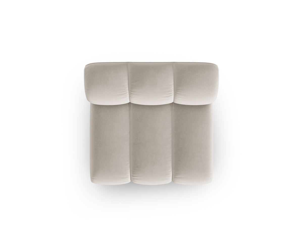 Lupine Velour Modul Armless 1 Sitzer in Beige-Salvador präsentiert im Onlineshop von KAQTU Design AG. Modulares Sofa ist von Micadoni