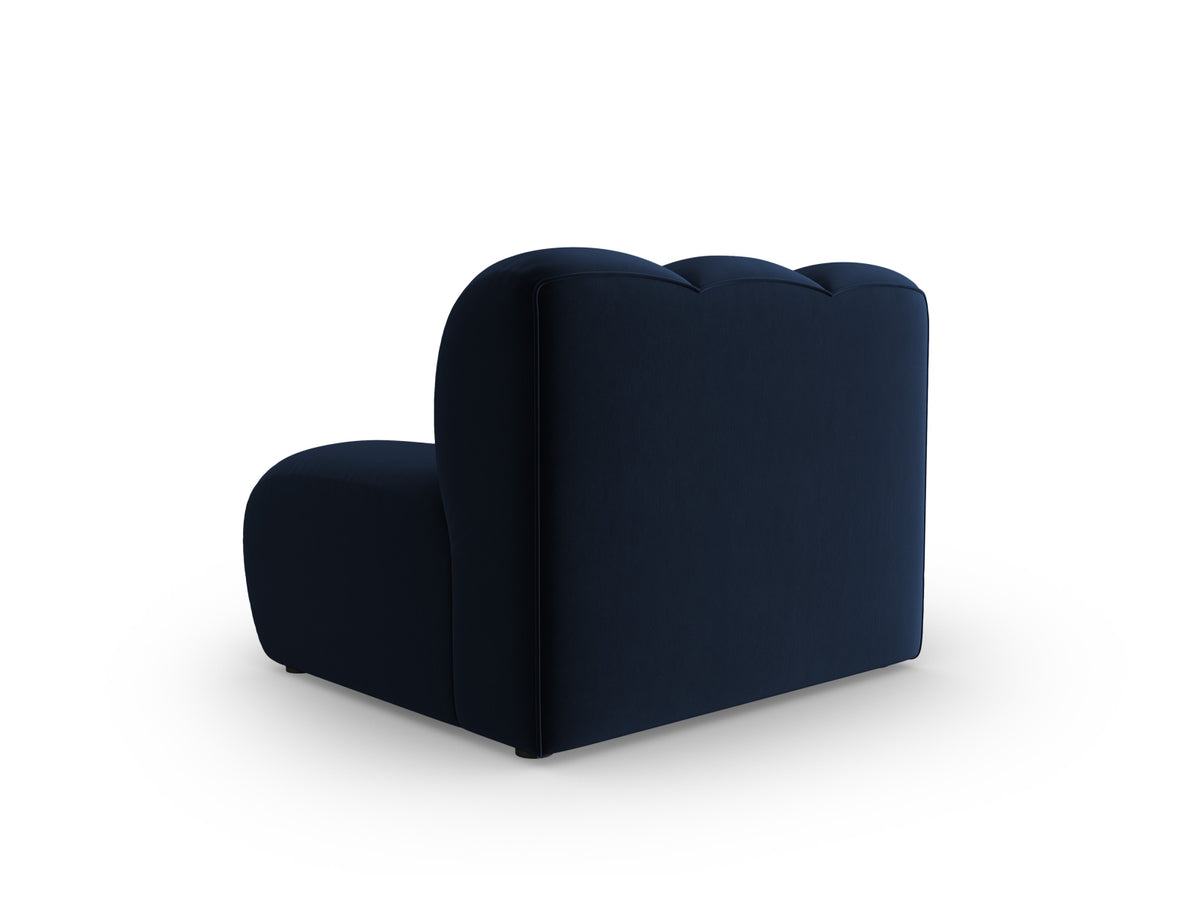 Lupine Velour Modul Armless 1 Sitzer in Royal Blue-Salvador präsentiert im Onlineshop von KAQTU Design AG. Modulares Sofa ist von Micadoni