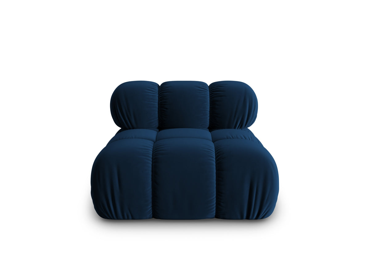 Bellis Velour Modul Armless 1 Sitzer in Royal Blue-Bluvel präsentiert im Onlineshop von KAQTU Design AG. Modulares Sofa ist von Micadoni