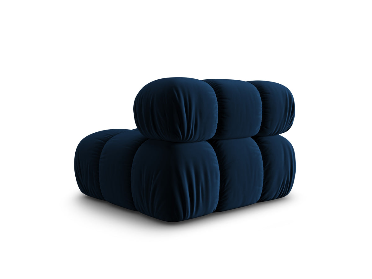 Bellis Velour Modul Armless 1 Sitzer in Royal Blue-Bluvel präsentiert im Onlineshop von KAQTU Design AG. Modulares Sofa ist von Micadoni