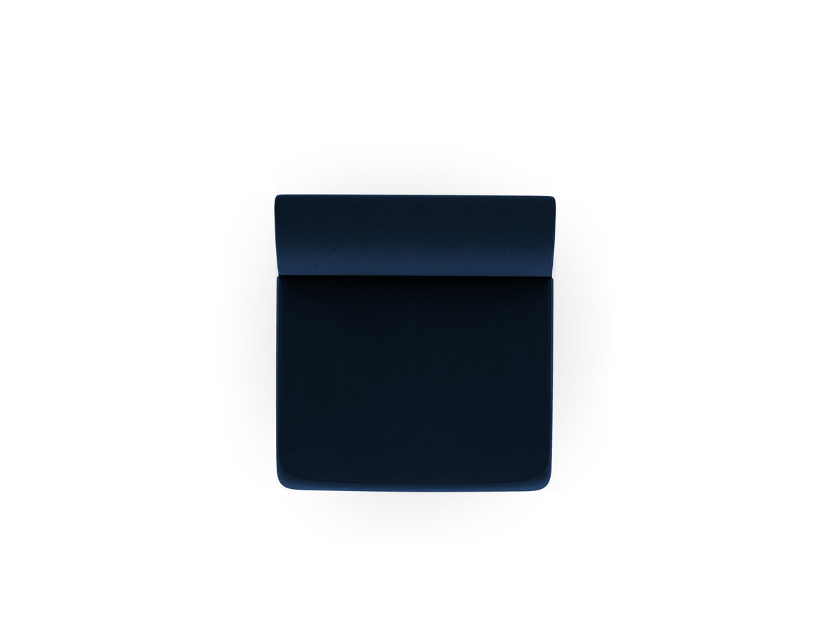Miley Velour Modul Armless 1 Sitzer in Royal Blue-Bluvel präsentiert im Onlineshop von KAQTU Design AG. Modulares Sofa ist von Micadoni