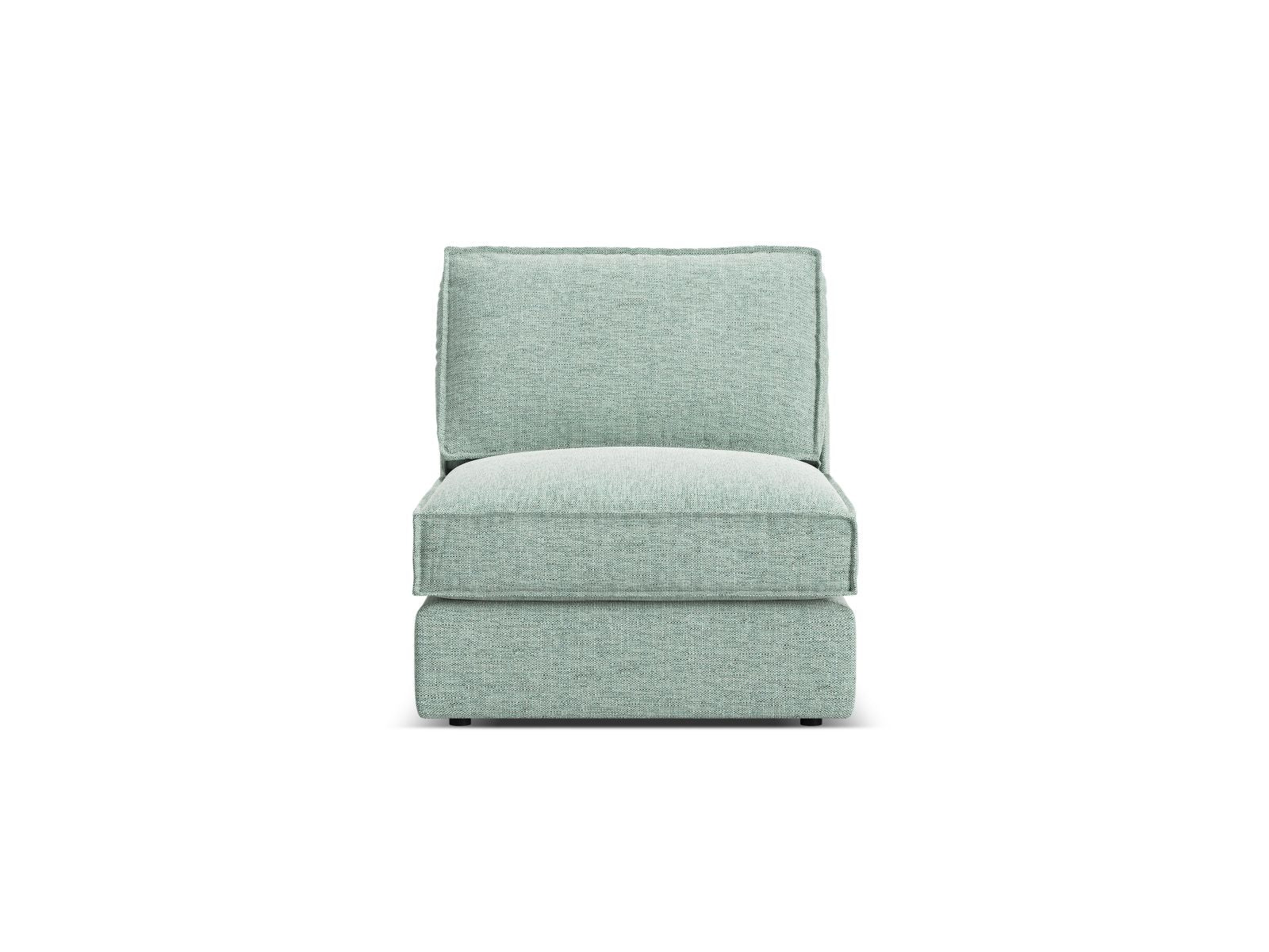 1-Sitzer Modul Armless Pola in Mint-Babel präsentiert im Onlineshop von KAQTU Design AG. Modulares Sofa ist von Micadoni