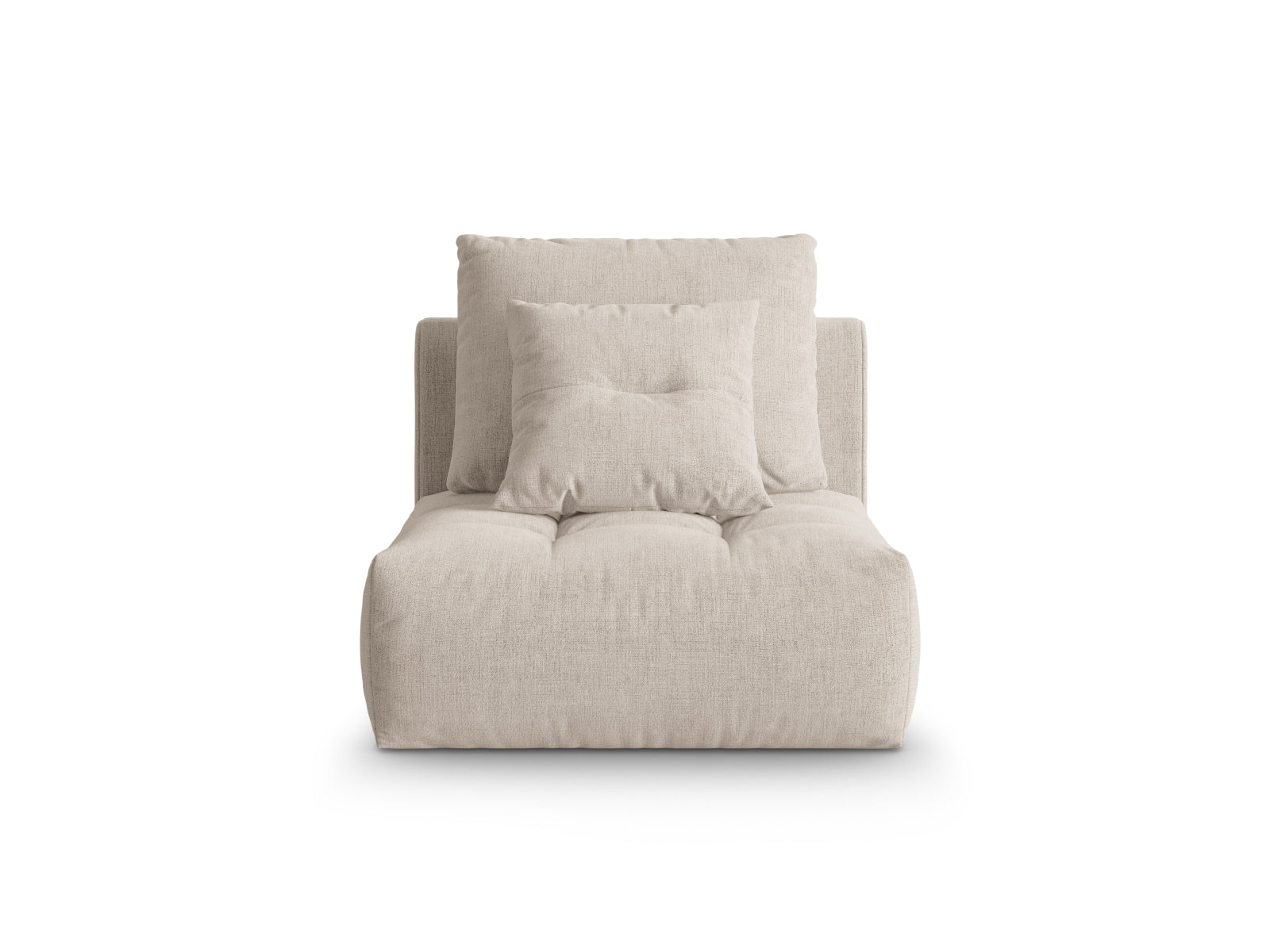 Bloom Modul Armless 1 Sitzer in Dark Beige präsentiert im Onlineshop von KAQTU Design AG. Modulares Sofa ist von Micadoni