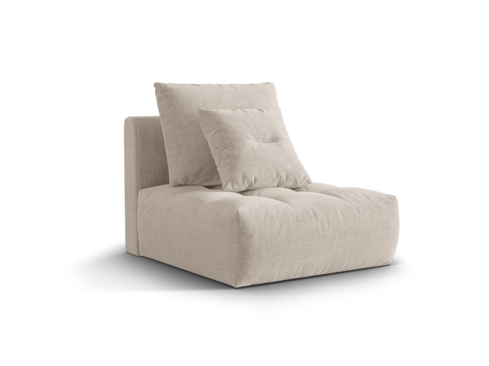 Bloom Modul Armless 1 Sitzer in Dark Beige präsentiert im Onlineshop von KAQTU Design AG. Modulares Sofa ist von Micadoni