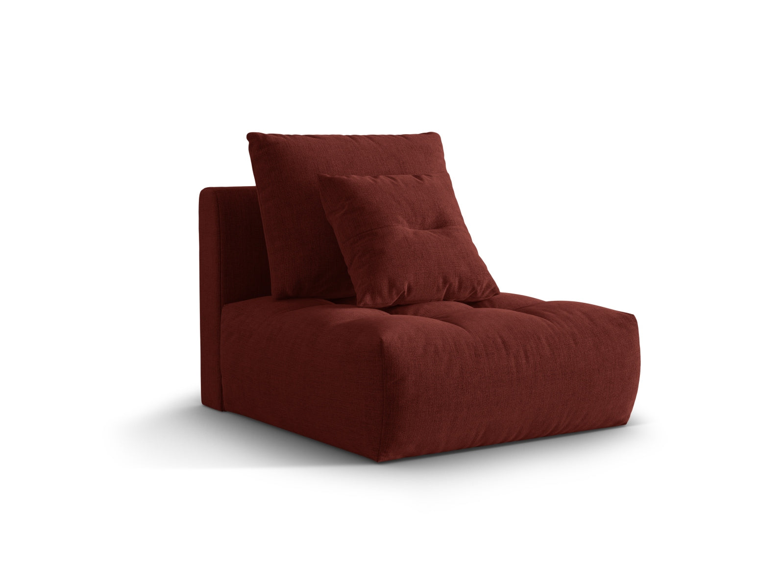 Bloom Modul Armless 1 Sitzer in Red präsentiert im Onlineshop von KAQTU Design AG. Modulares Sofa ist von Micadoni