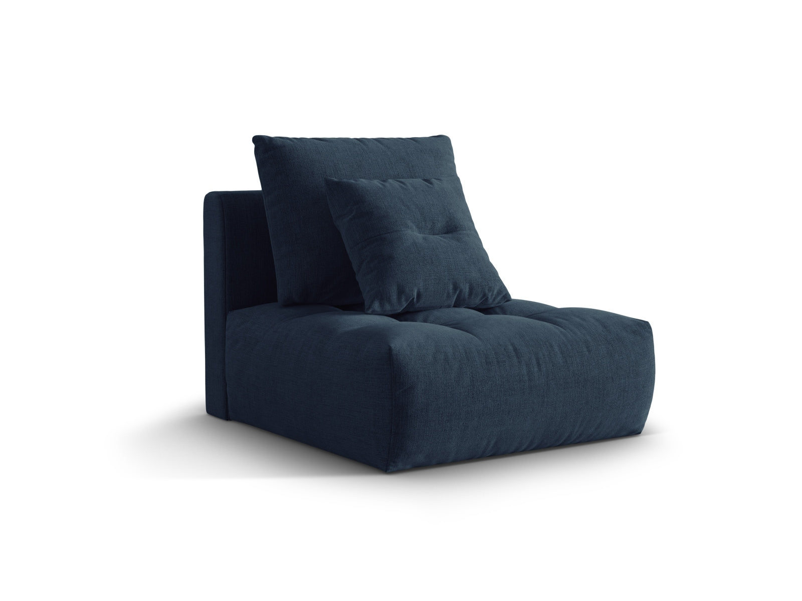 Bloom Modul Armless 1 Sitzer in Dark Blue präsentiert im Onlineshop von KAQTU Design AG. Modulares Sofa ist von Micadoni