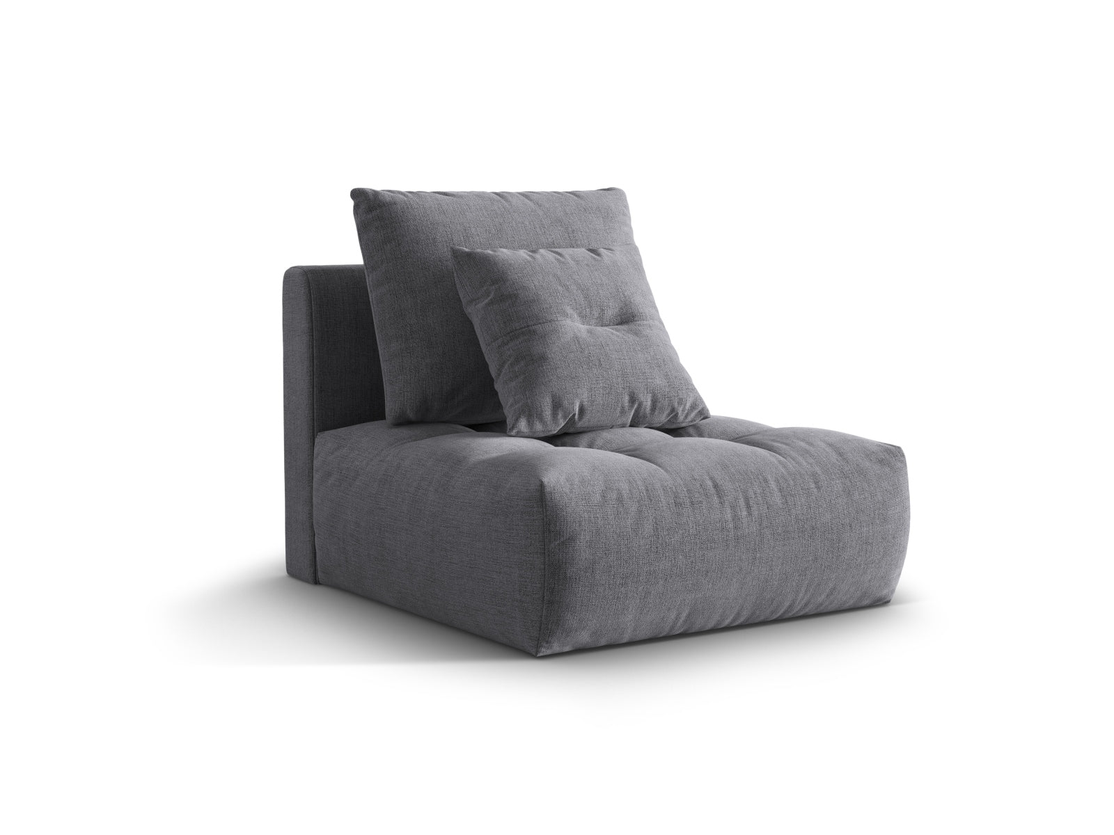 Bloom Modul Armless 1 Sitzer in Grey präsentiert im Onlineshop von KAQTU Design AG. Modulares Sofa ist von Micadoni
