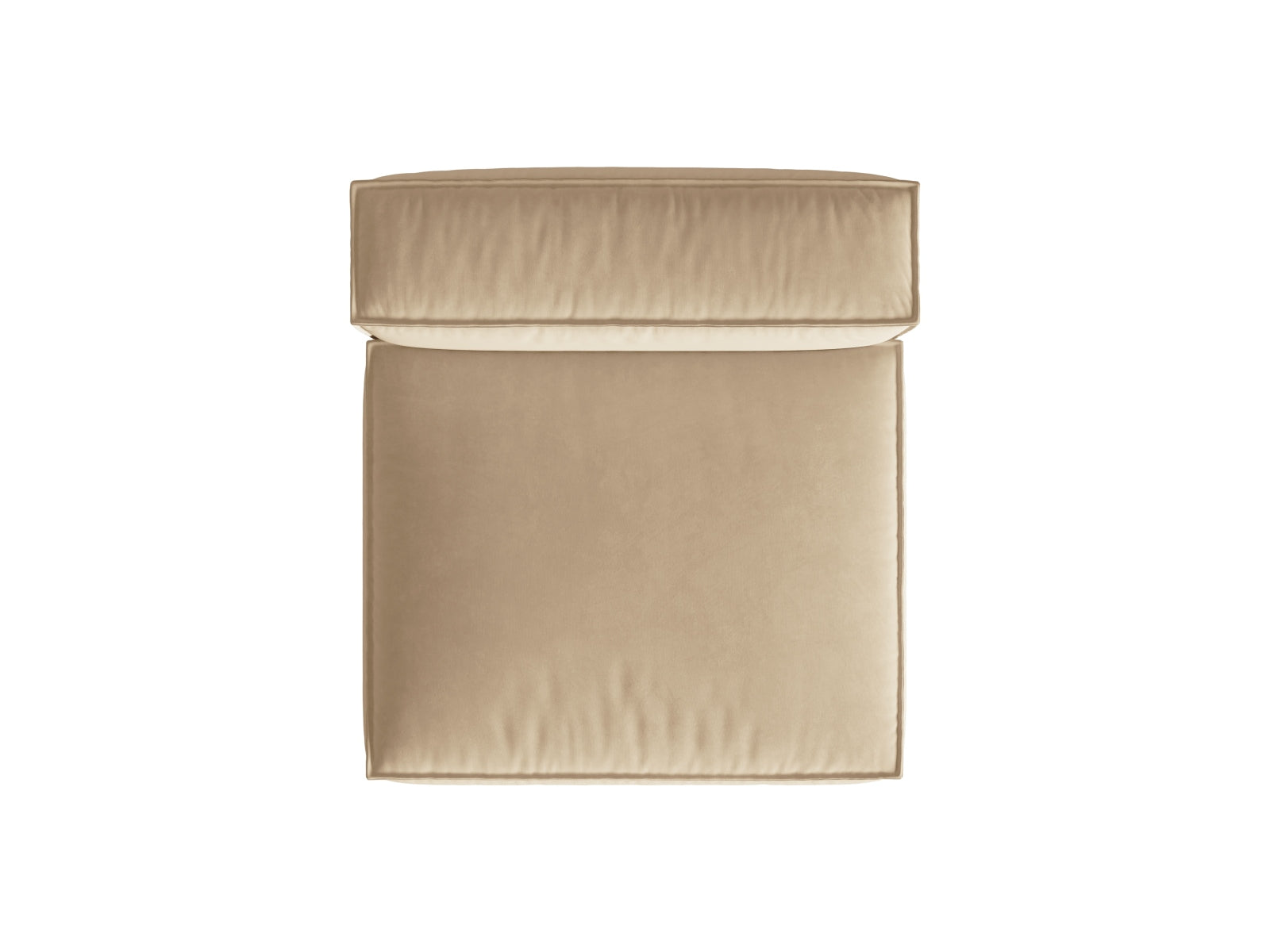 Nuria Velour Modul Armless 1 Sitzer in Nude präsentiert im Onlineshop von KAQTU Design AG. Modulares Sofa ist von Micadoni