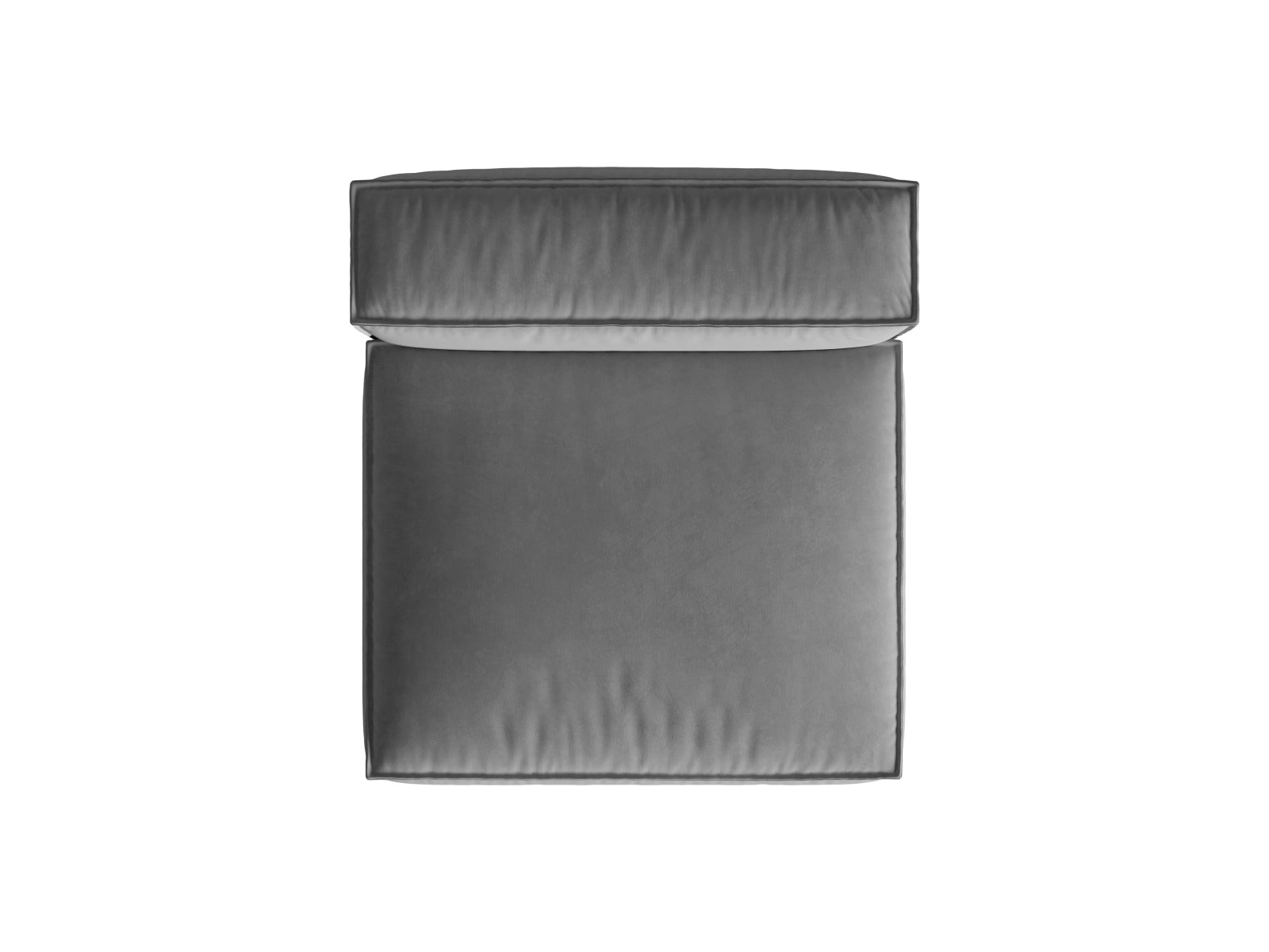 Nuria Velour Modul Armless 1 Sitzer in Grey präsentiert im Onlineshop von KAQTU Design AG. Modulares Sofa ist von Micadoni