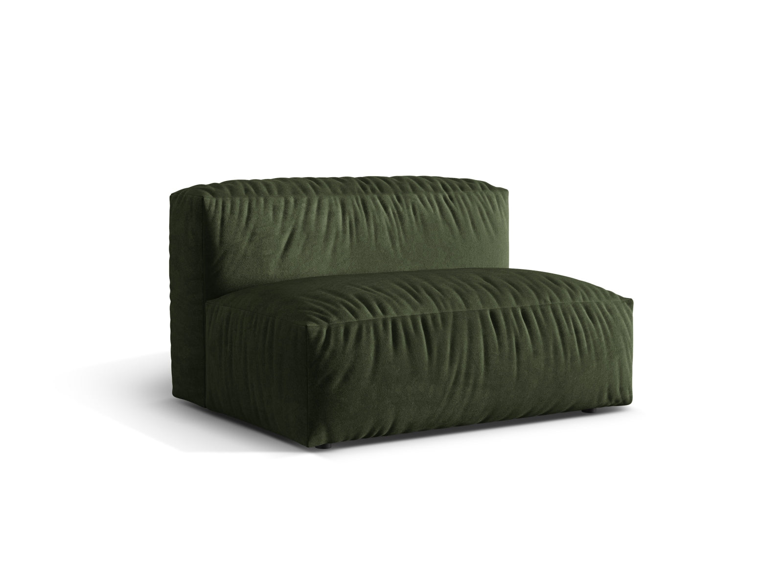 Erleben Sie den Martina Velour Modul Armless 1 Sitzer von Micadoni – perfekt für kleine Räume. Elegantes Design trifft auf höchsten Sitzkomfort!