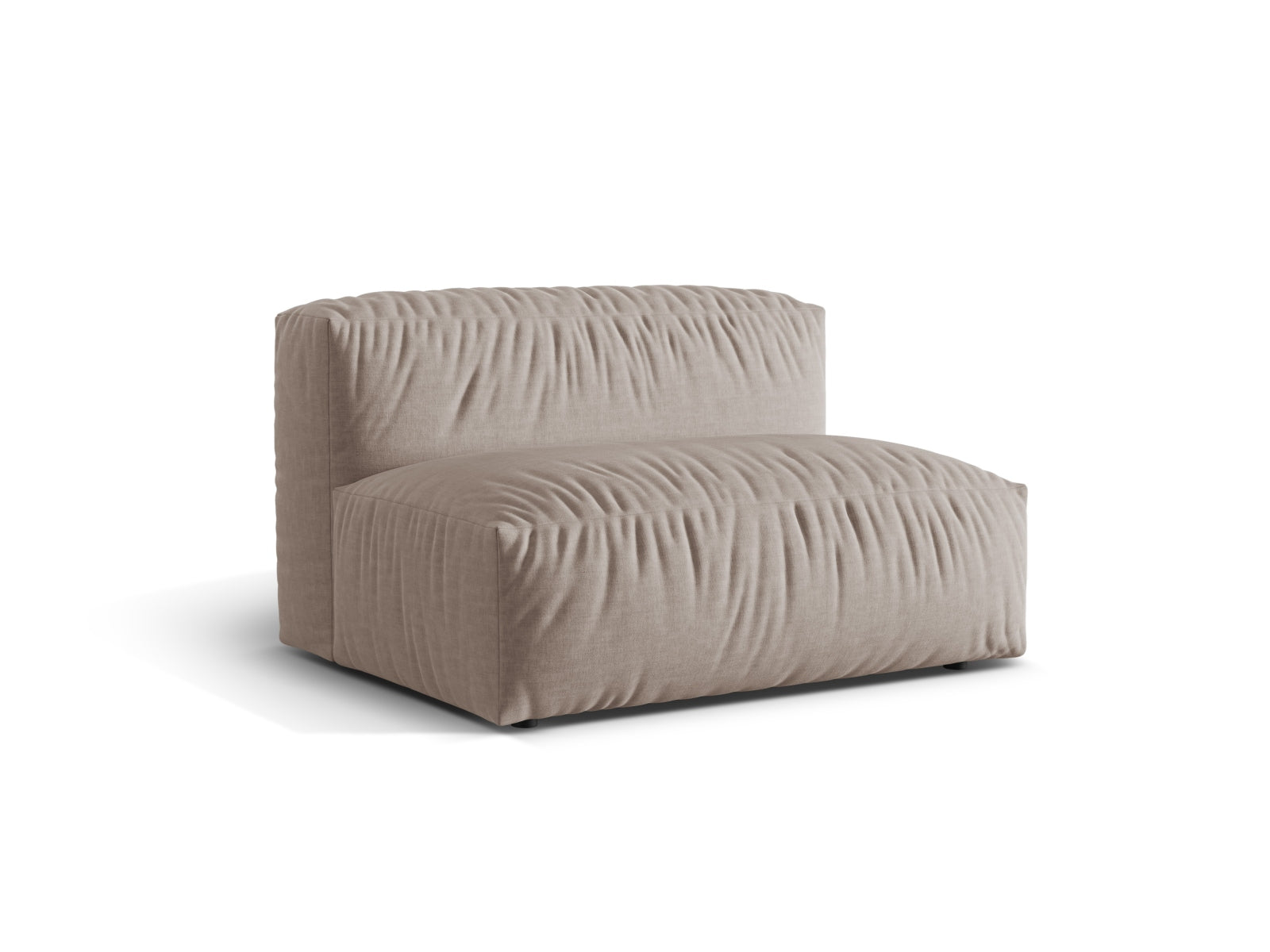 Martina Modul Armless 1 Sitzer in Dark Beige präsentiert im Onlineshop von KAQTU Design AG. Modulares Sofa ist von Micadoni
