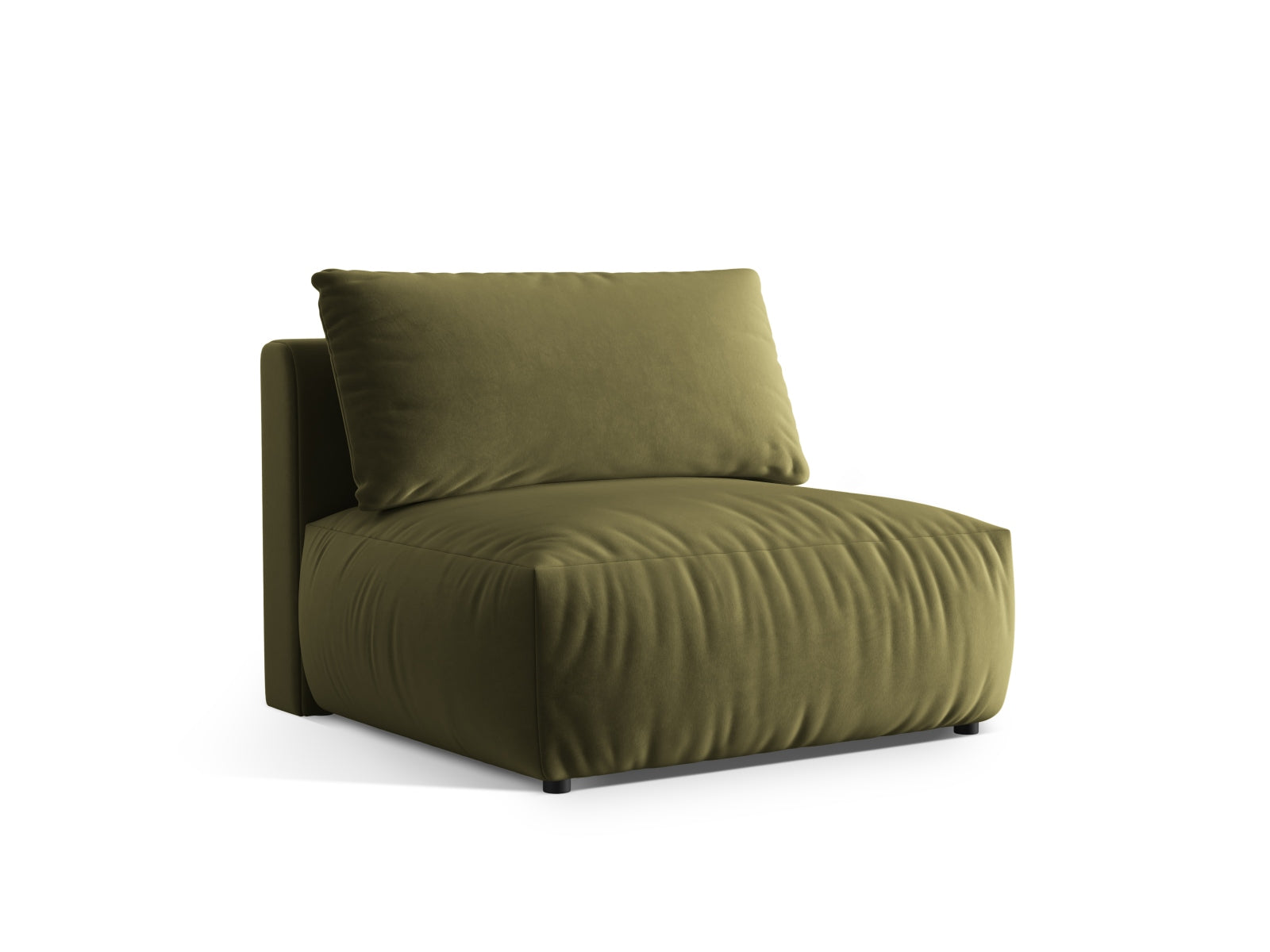 Erleben Sie den Chris Velour Modul Armless 1 Sitzer von Micadoni – stilvoll, vielseitig und ideal für individuelle Wohnkonzepte.