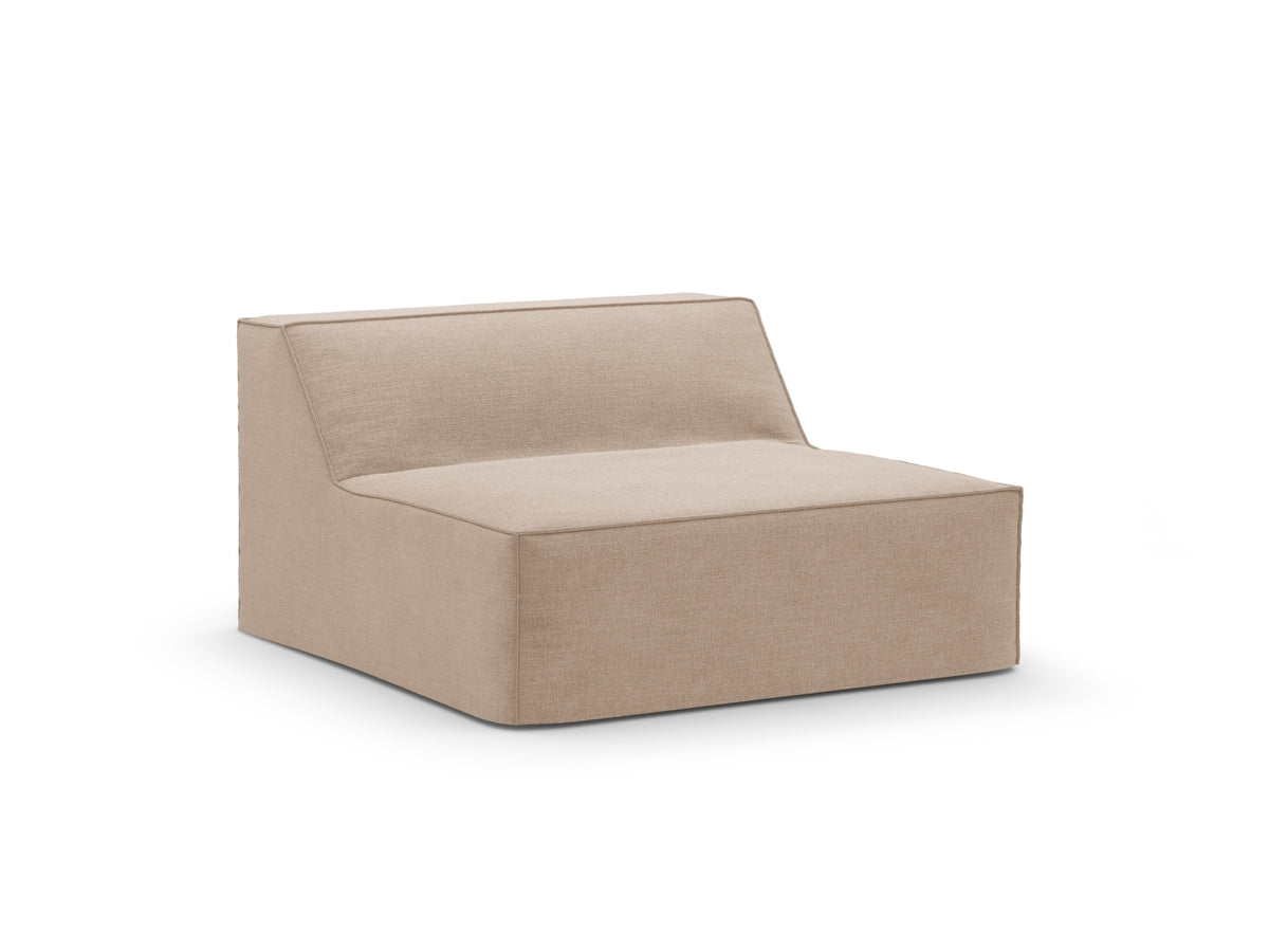 Jodie Modul Armless 1 Sitzer mit abnehmbaren Bezug in Sand-LINS präsentiert im Onlineshop von KAQTU Design AG. Modulares Sofa ist von Micadoni