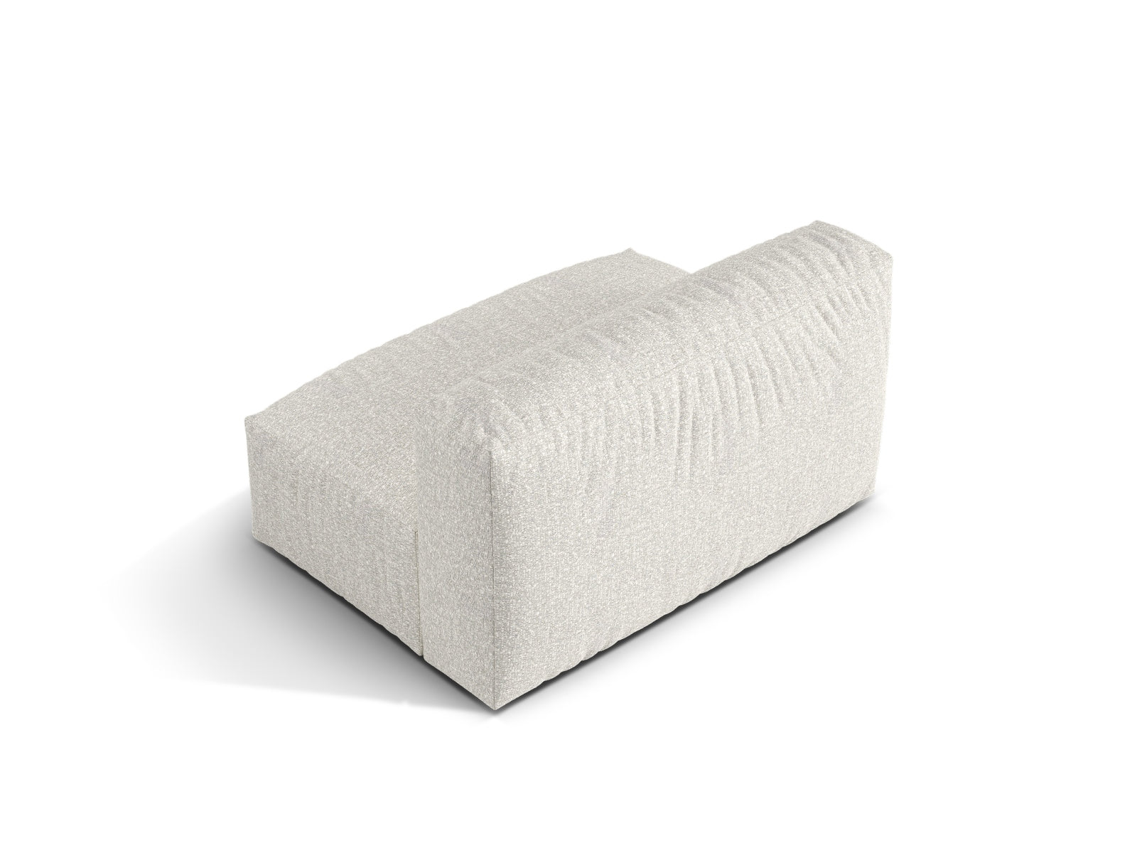 Elegantes 1-Sitzer Sofa Martina Wide in trendigem Grau-Beige, ideal für stilvolle Wohnräume und entspannte Auszeiten.