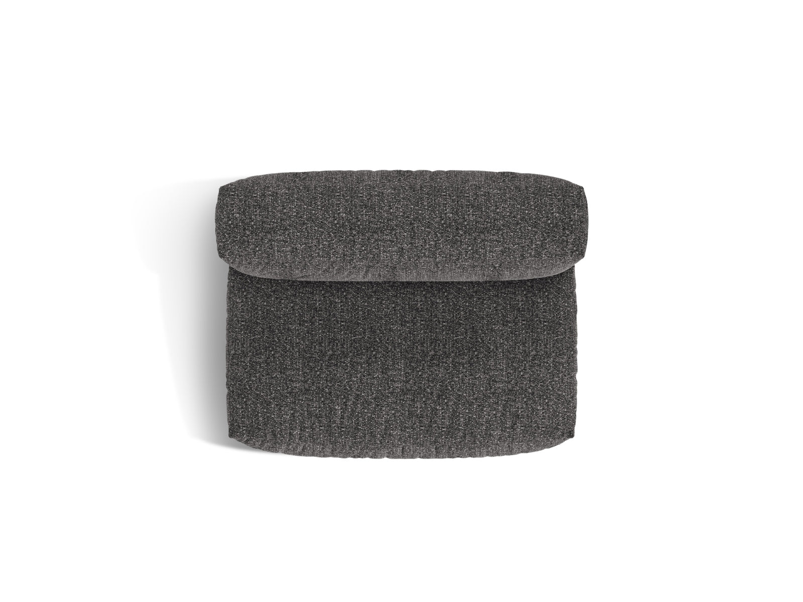 Stilvolles 1-Sitzer Sofa Martina Wide in zeitlosem Anthrazit, perfekt für gemütliche Ecken und modernes Wohndesign.