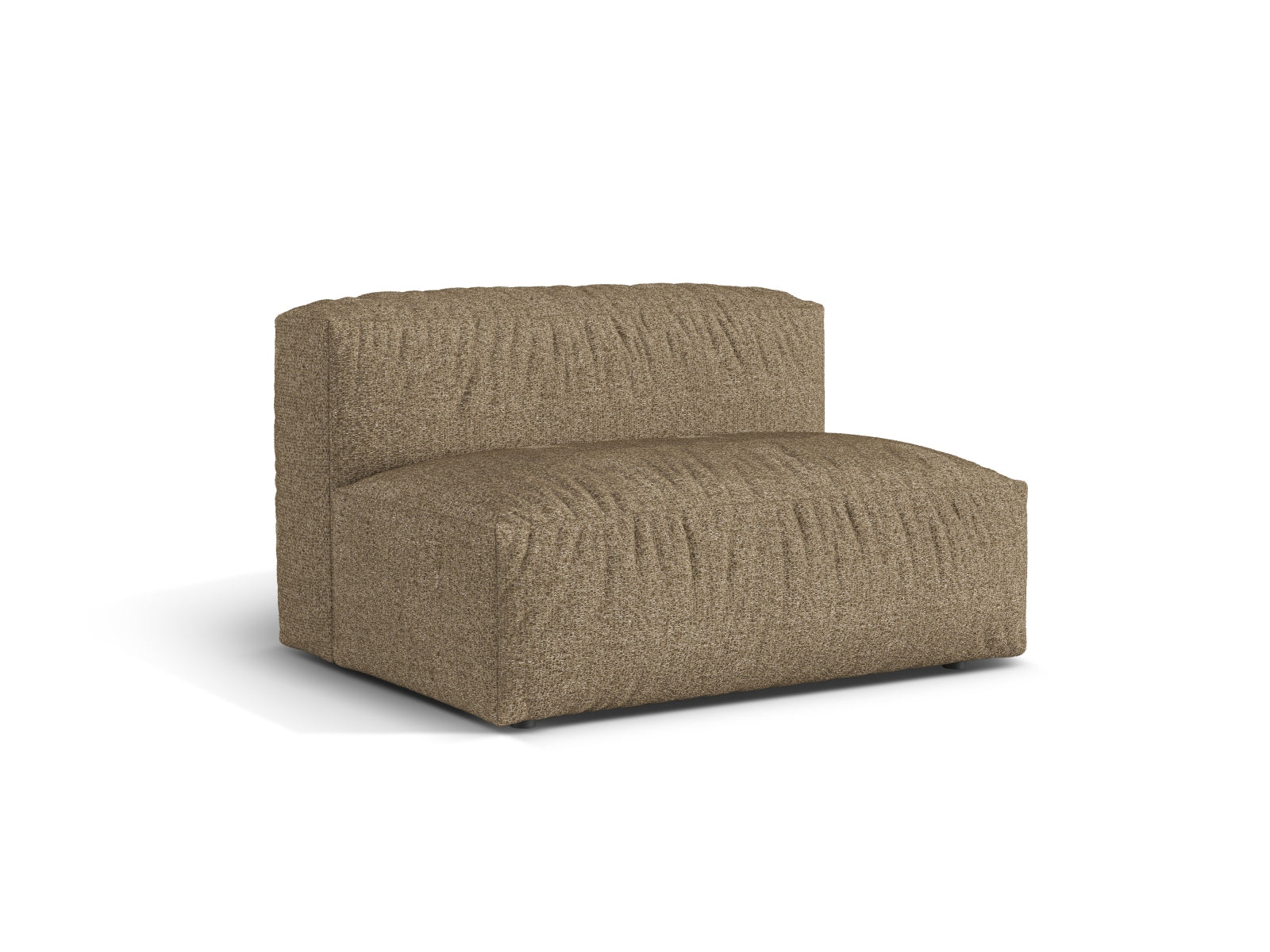 Elegantes 1-Sitzer Sofa Martina Wide in warmem Cappuccino-Ton, ideal für stilvolle Wohnräume und vielseitige Kombinationen.