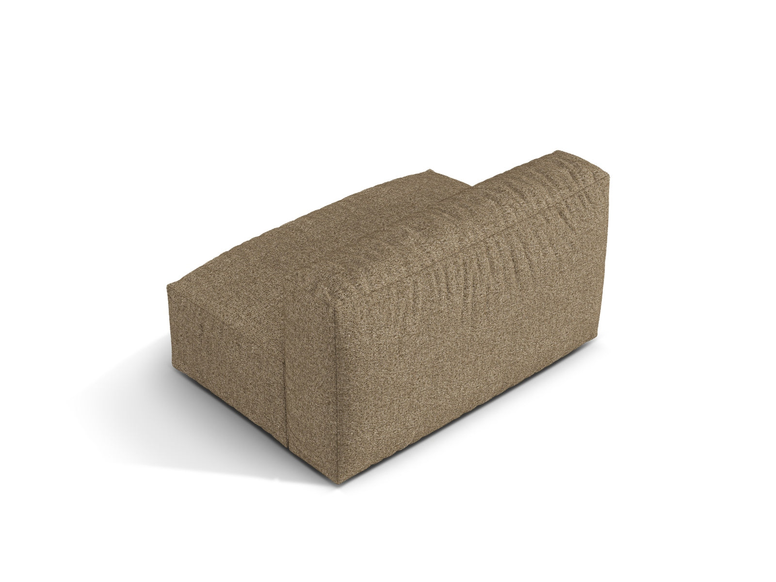 Elegantes 1-Sitzer Sofa Martina Wide in warmem Cappuccino, ideal für stilvolle Wohnräume und entspannte Auszeiten.