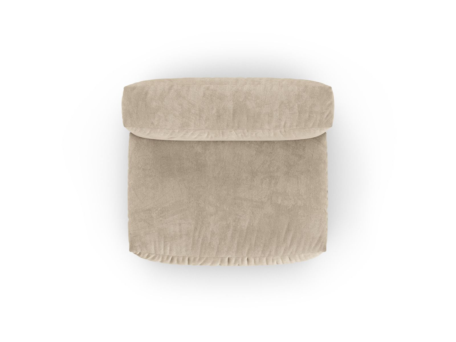Stilvolles 1-Sitzer Sofa Martina Wide XL in sanftem Beige, perfekt für zeitgemäße Innenräume und flexible Einrichtungsideen.