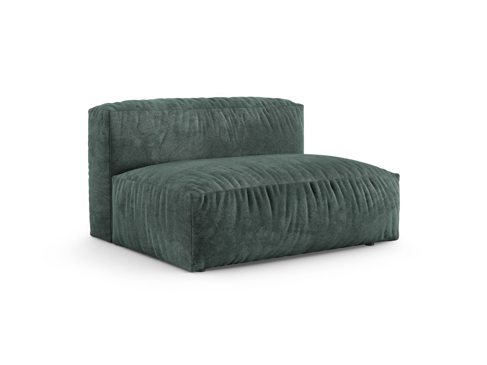 Elegantes 1-Sitzer Sofa Martina Wide XL in Petrol-Vogue, ideal für stilvolle Wohnräume. Modulares Design von Micadoni.