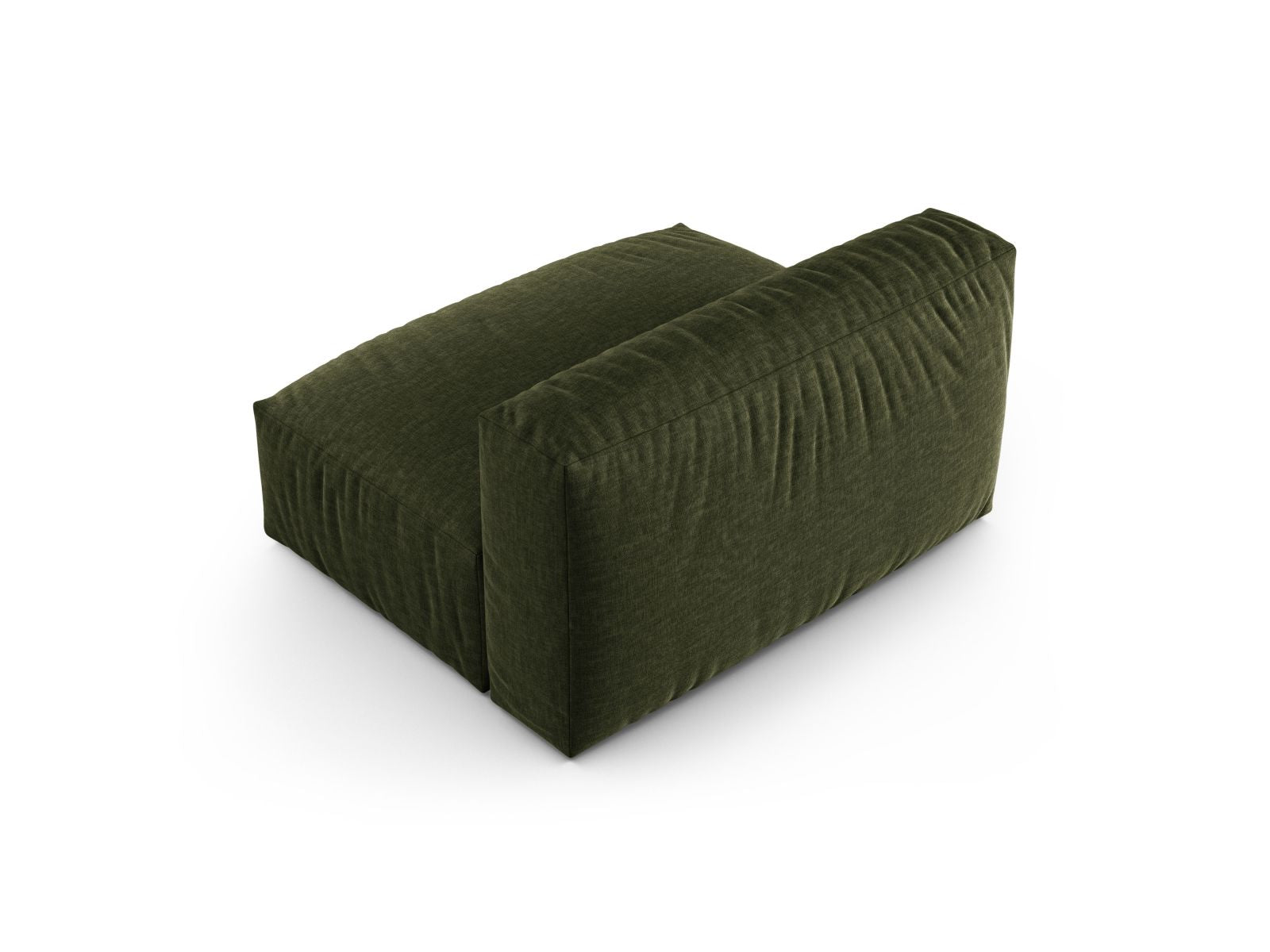 Elegantes 1-Sitzer Sofa Martina Wide XL in modernem Grünton, ideal für individuelle Wohnkonzepte und komfortable Entspannung.