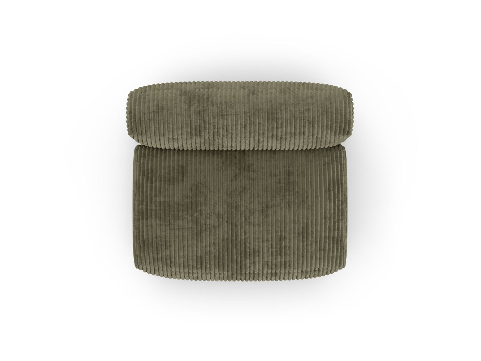 Stilvolles 1-Sitzer Sofa Martina Wide XL in trendigem Moosgrün, perfekt für gemütliche Ecken und modernes Wohndesign.