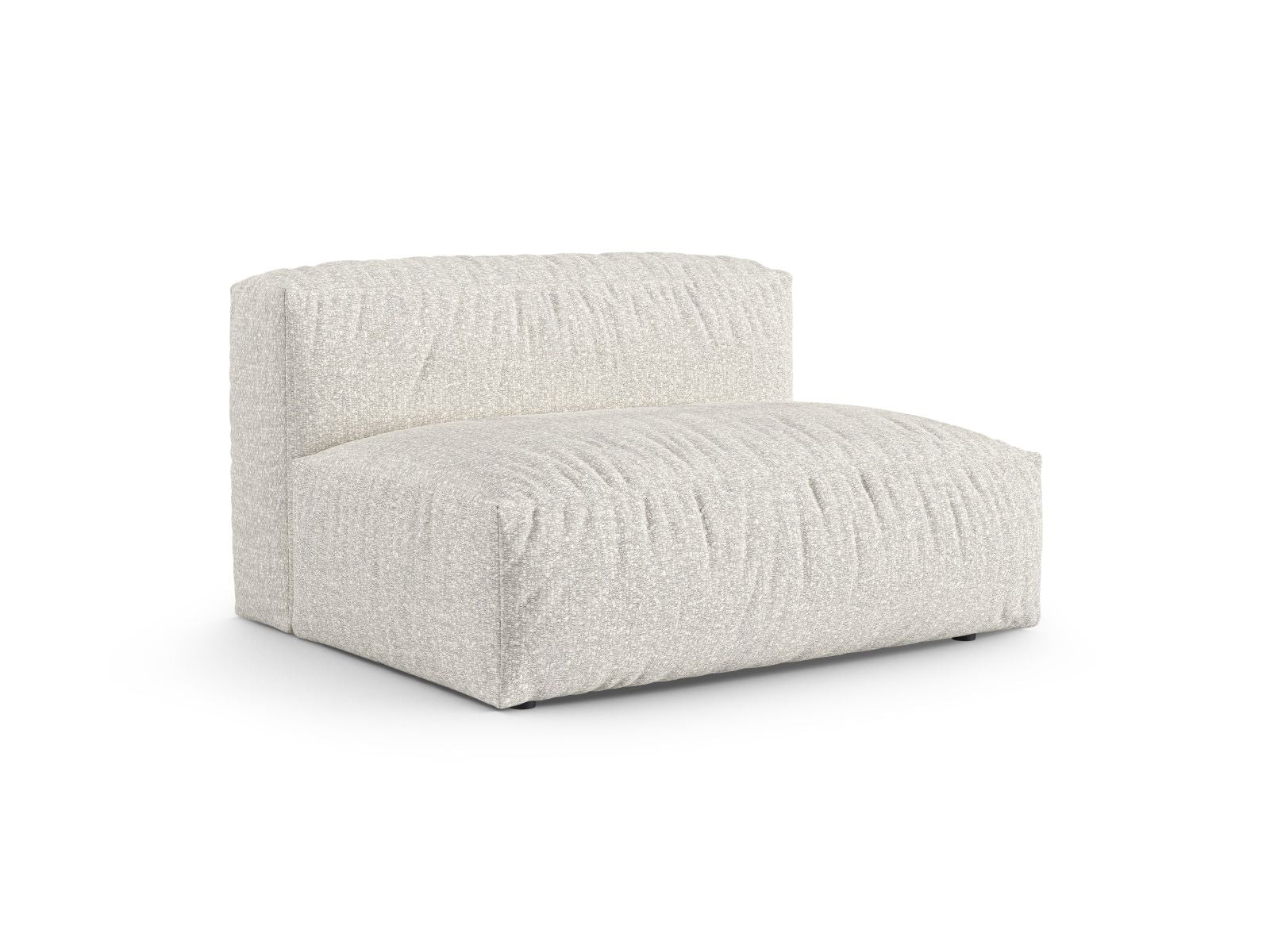Elegantes 1-Sitzer Sofa Martina Wide XL in stilvollem Grey Beige Melange, ideal für moderne Wohnräume und vielseitige Gestaltung.