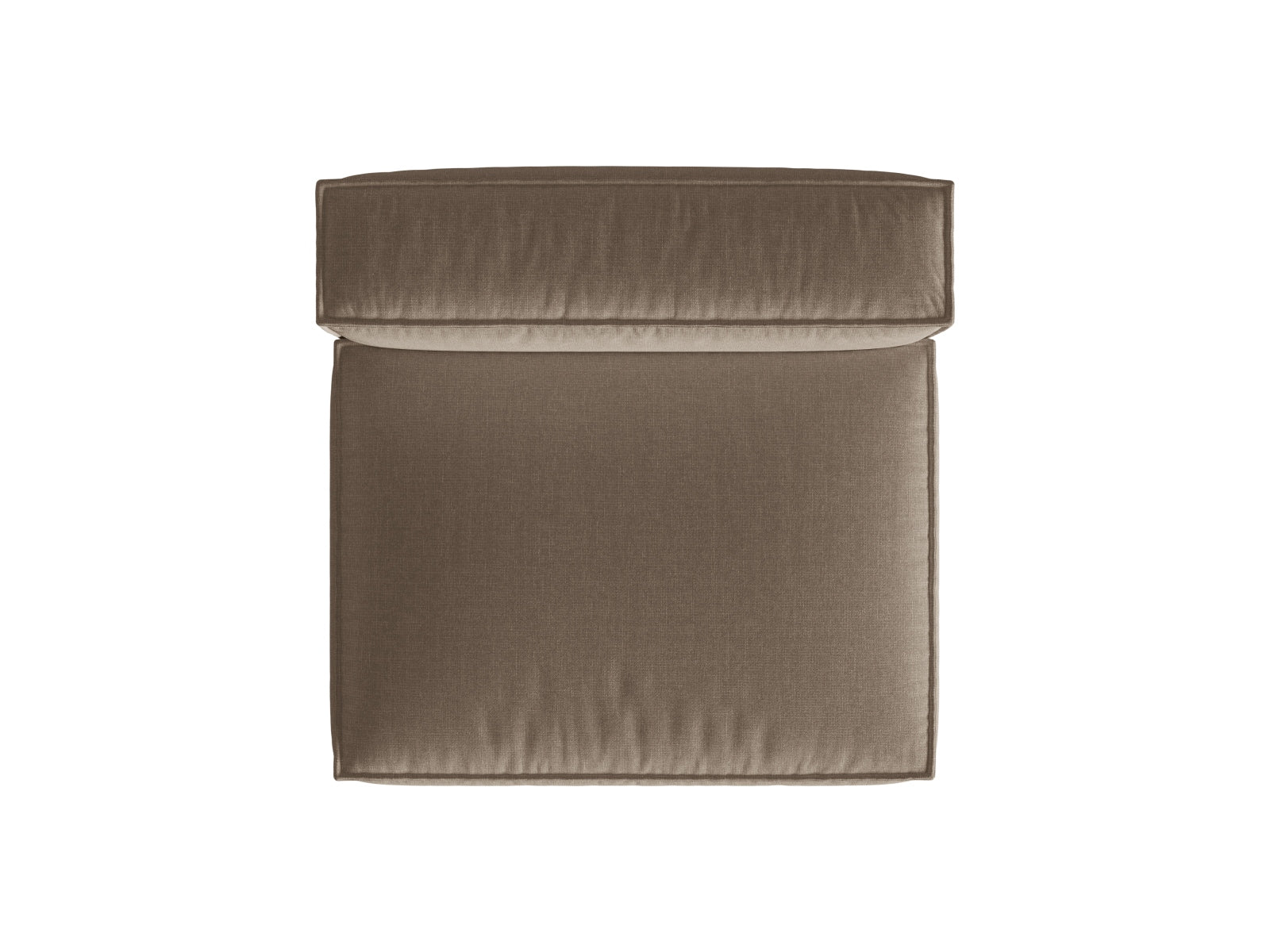 Nuria Modul Armless 2 Sitzer in Cappuccino präsentiert im Onlineshop von KAQTU Design AG. Modulares Sofa ist von Micadoni