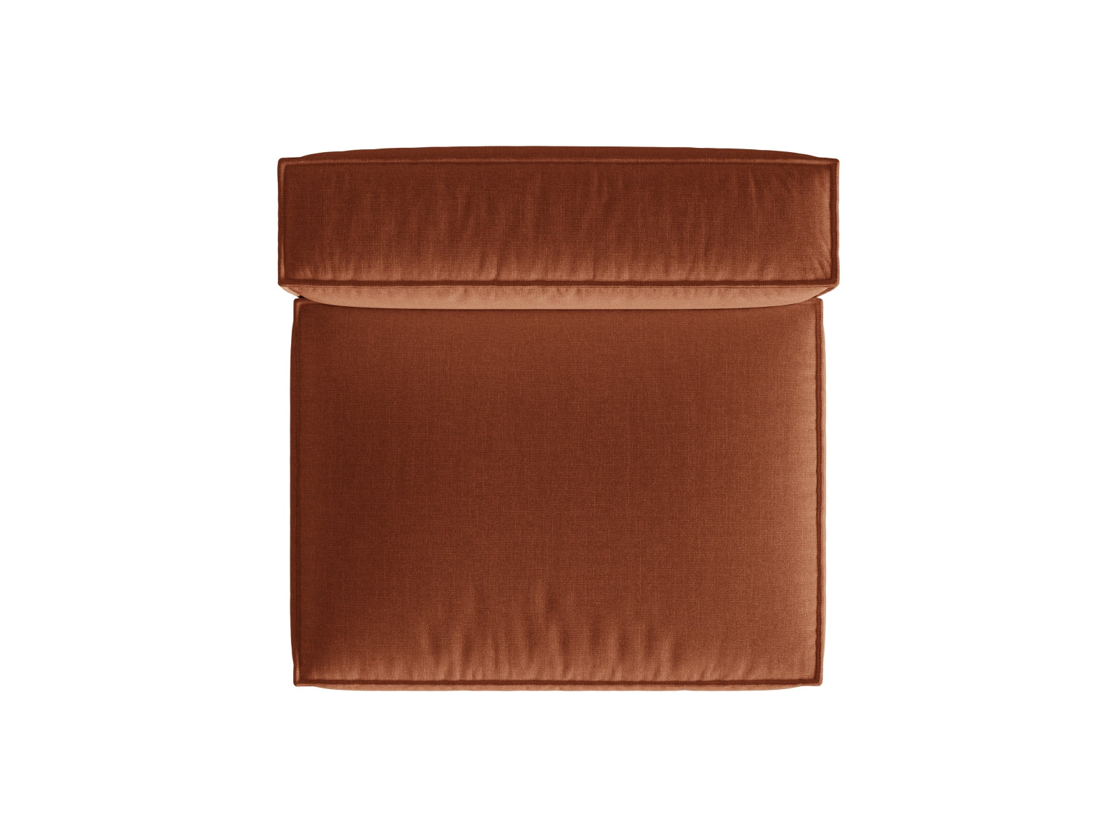 Nuria Modul Armless 2 Sitzer in Brick präsentiert im Onlineshop von KAQTU Design AG. Modulares Sofa ist von Micadoni