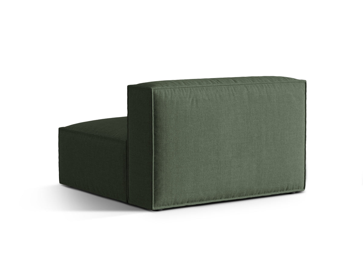 2-Sitzer Modul Armless Nuria in Moss Green-Liberty präsentiert im Onlineshop von KAQTU Design AG. Modulares Sofa ist von Micadoni