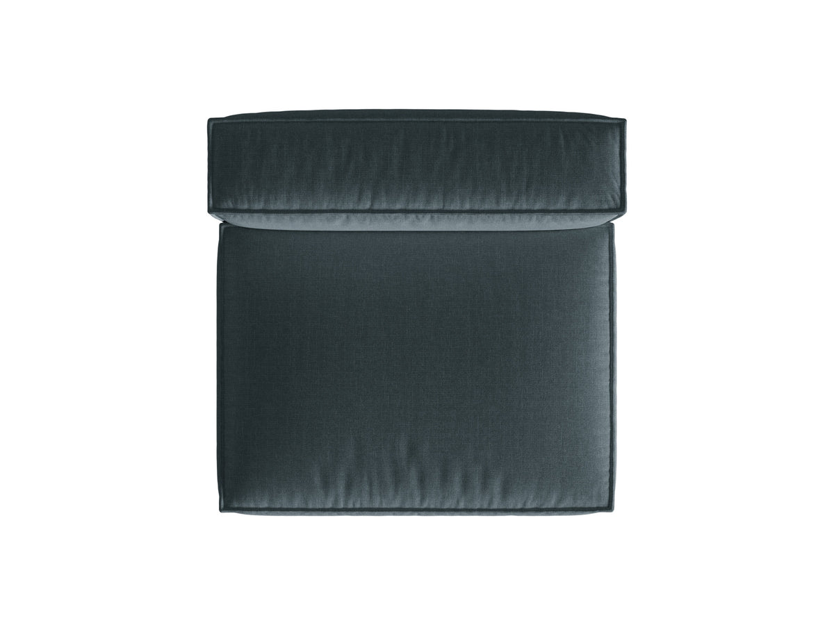 2-Sitzer Modul Armless Nuria in Deep Petrol-Liberty präsentiert im Onlineshop von KAQTU Design AG. Modulares Sofa ist von Micadoni