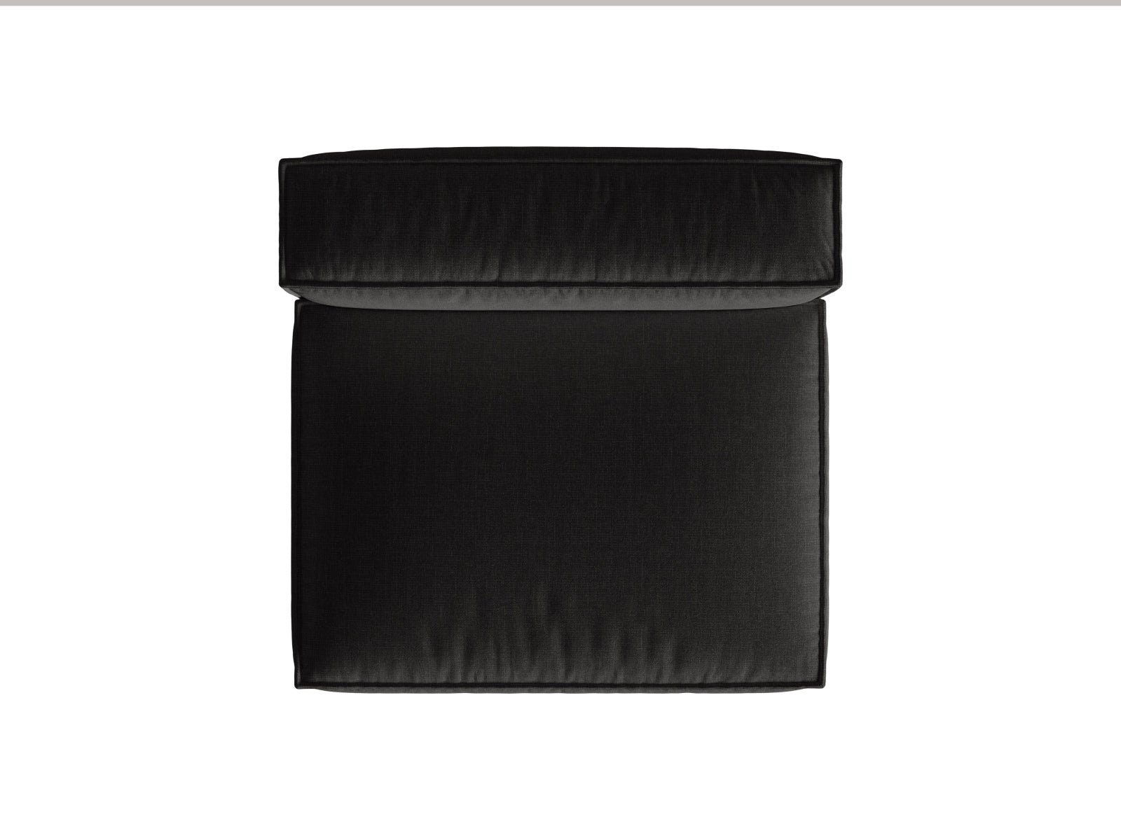Nuria Modul Armless 2 Sitzer in Black präsentiert im Onlineshop von KAQTU Design AG. Modulares Sofa ist von Micadoni