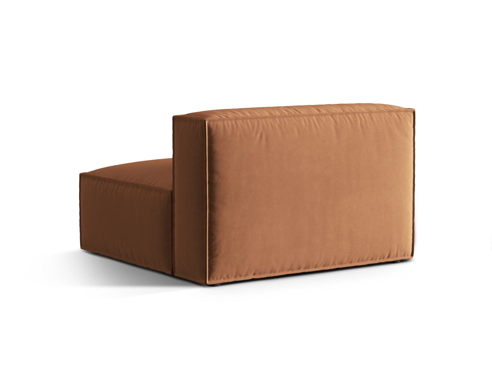 Nuria Velour Modul Armless 2 Sitzer in Honey präsentiert im Onlineshop von KAQTU Design AG. Modulares Sofa ist von Micadoni