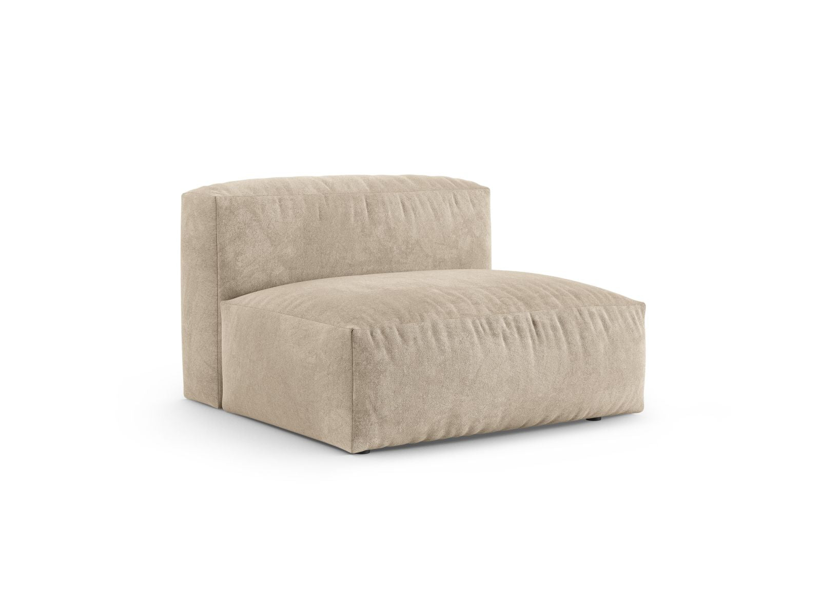 Elegantes 1-Sitzer Sofa Martina XL in sanftem Beige, ideal für moderne Wohnräume. Teil der modularen Kollektion von Micadoni.