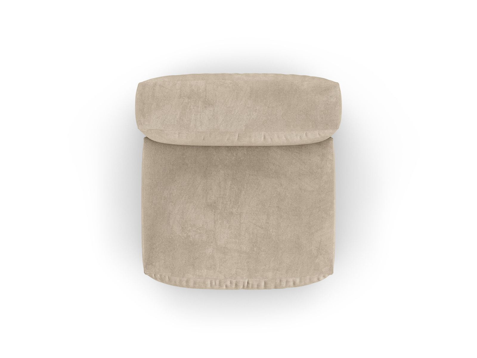 Stilvolles 1-Sitzer Sofa Martina XL in zartem Beige, perfekt für zeitgemäße Einrichtungen. Flexibles, modulares Design für kreative Raumgestaltung.