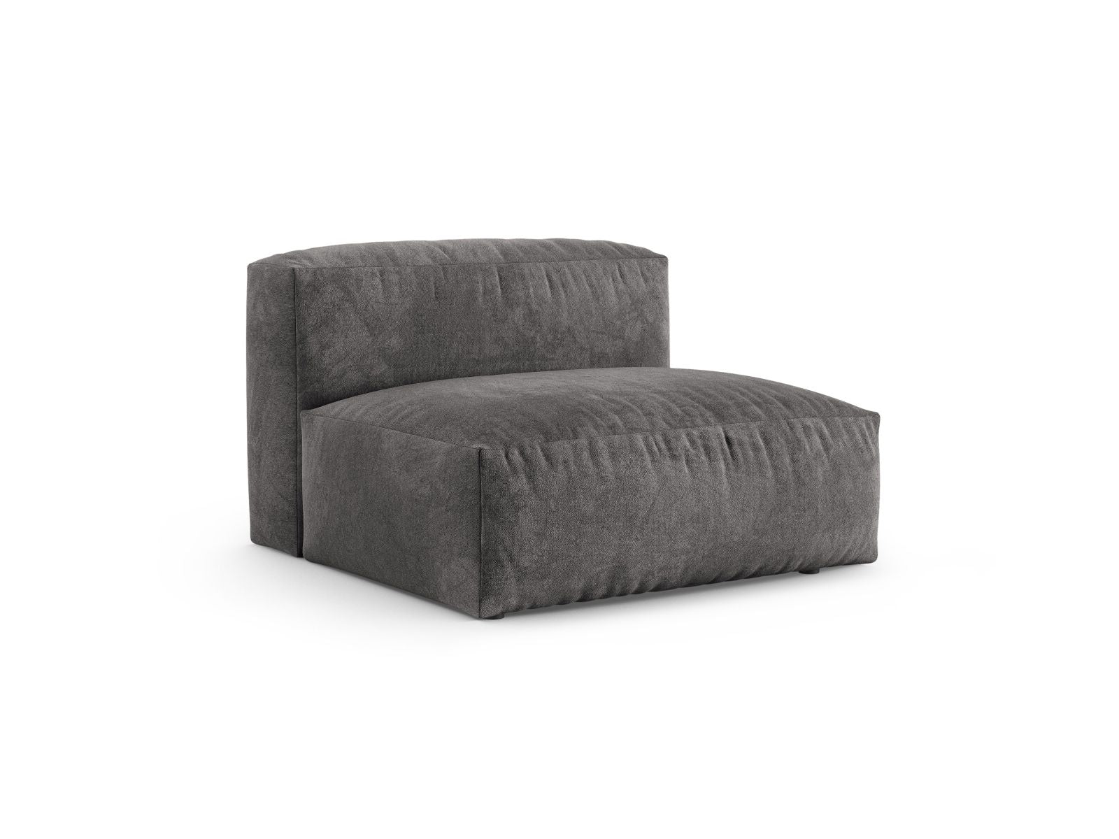 Elegantes 1-Sitzer Sofa Martina XL in stilvollem Grau, ideal für moderne Wohnräume. Teil der modularen Sofa-Kollektion von Micadoni.