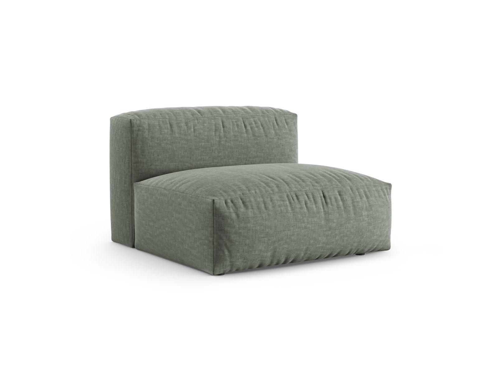 Elegantes 1-Sitzer Sofa Martina XL in einem stilvollen Moosgrün, ideal für moderne Wohnräume und vielseitige Kombinationen.