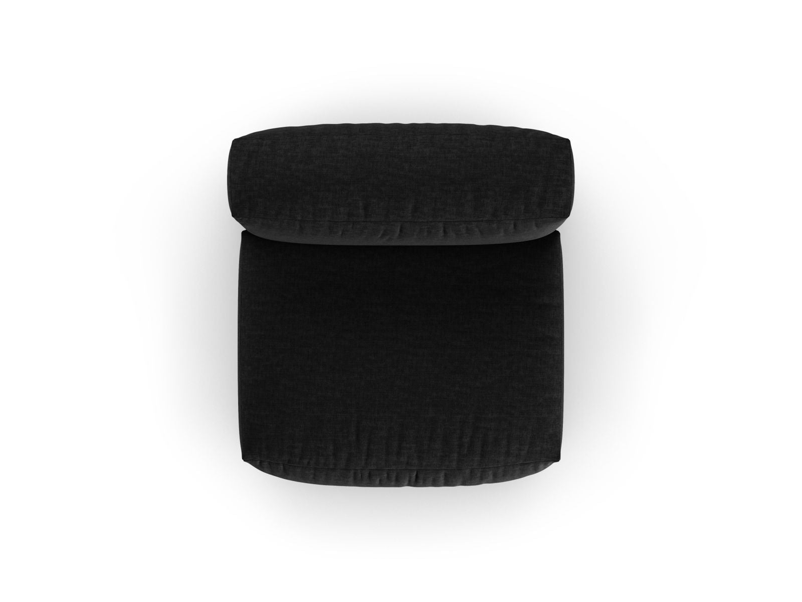 Stilvolles 1-Sitzer Sofa Martina XL in edlem Schwarz, perfekt für zeitgemäße Einrichtungsideen. Vielseitig und platzsparend.