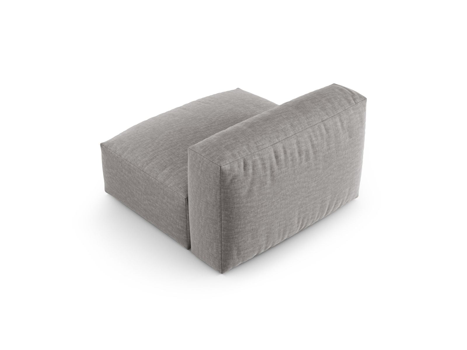 Elegantes 1-Sitzer Sofa Martina XL in dezentem Grau, ideal für moderne Wohnkonzepte. Flexibles, modulares Design für individuelle Raumgestaltungen.