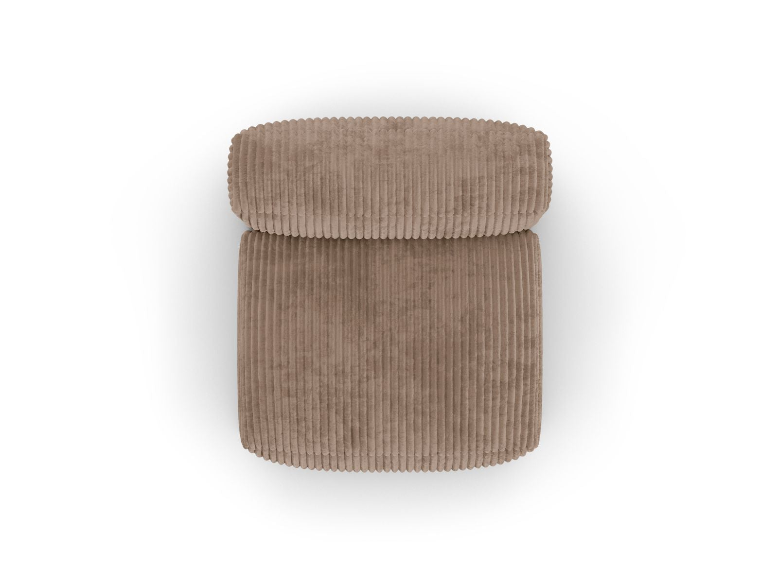 Modernes 1-Sitzer Sofa Martina XL in sanften Erdtönen, perfekt für gemütliche Wohnräume. Flexibles, modulares Design von Micadoni.