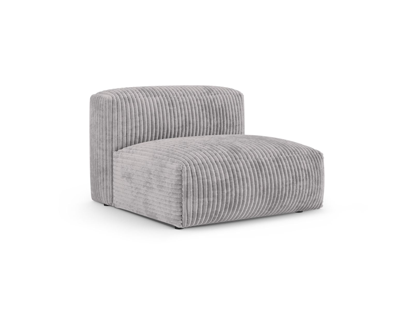 Elegantes 1-Sitzer Sofa Martina XL in hellem Grau, ideal für moderne Wohnräume. Teil der modularen Sofa-Kollektion von Micadoni.