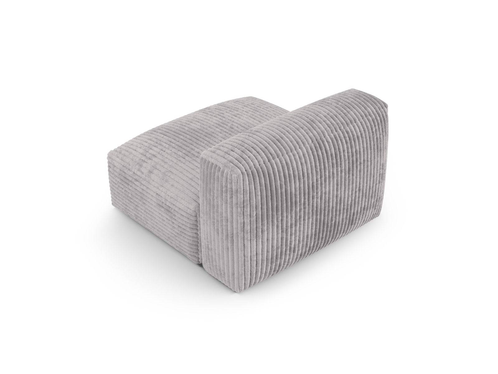 Elegantes 1-Sitzer Sofa Martina XL in modernem Grau, ideal für flexible Wohnkonzepte und stilvolle Akzente im Raum.