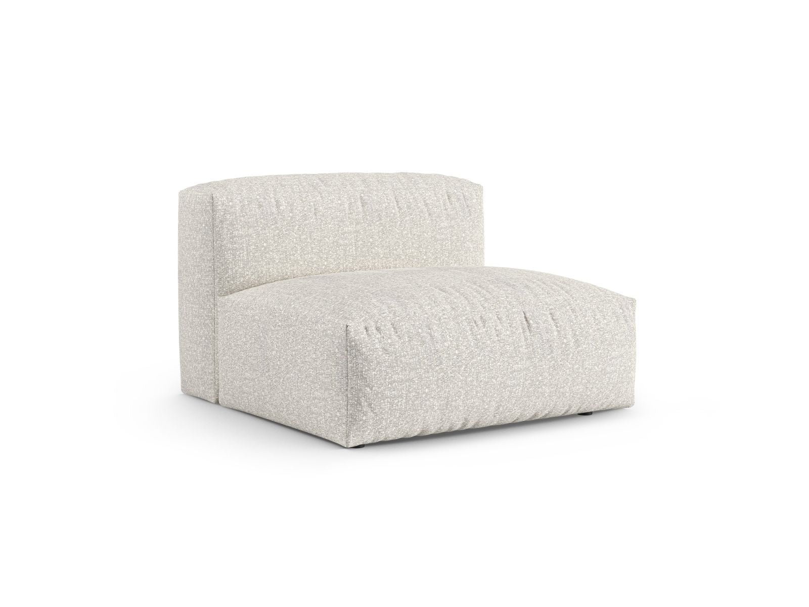 Elegantes 1-Sitzer Sofa Martina XL in stilvollem Grey Beige Melange, ideal für moderne Wohnräume und vielseitige Kombinationen.