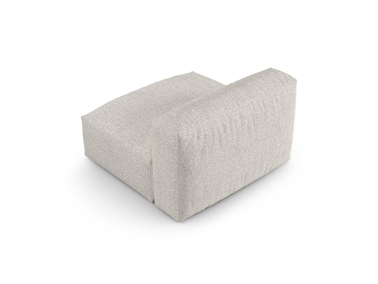 Elegantes 1-Sitzer Sofa Martina XL in modernem Grau-Beige, ideal für stilvolle Wohnräume und gemütliche Auszeiten.