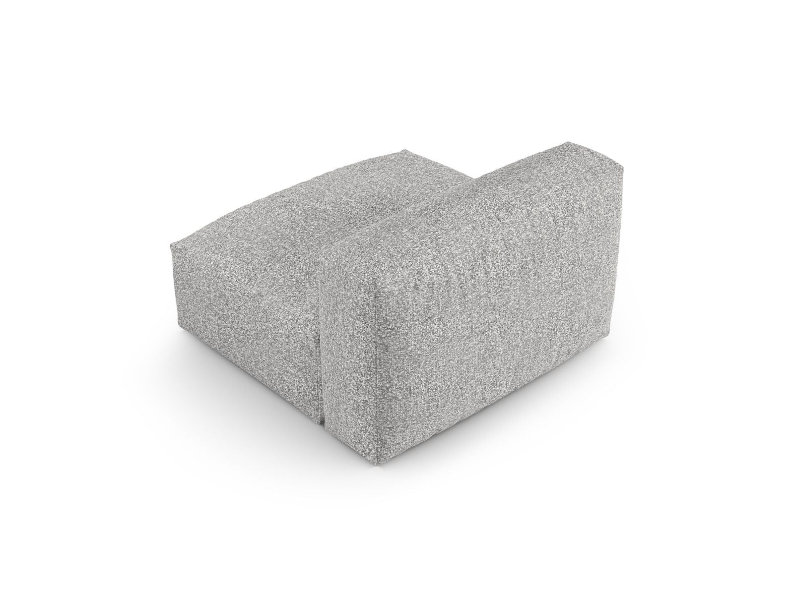 Elegantes 1-Sitzer Sofa Martina XL in modernem Silver-Monet, ideal für kreative Wohnkonzepte und komfortable Entspannung.
