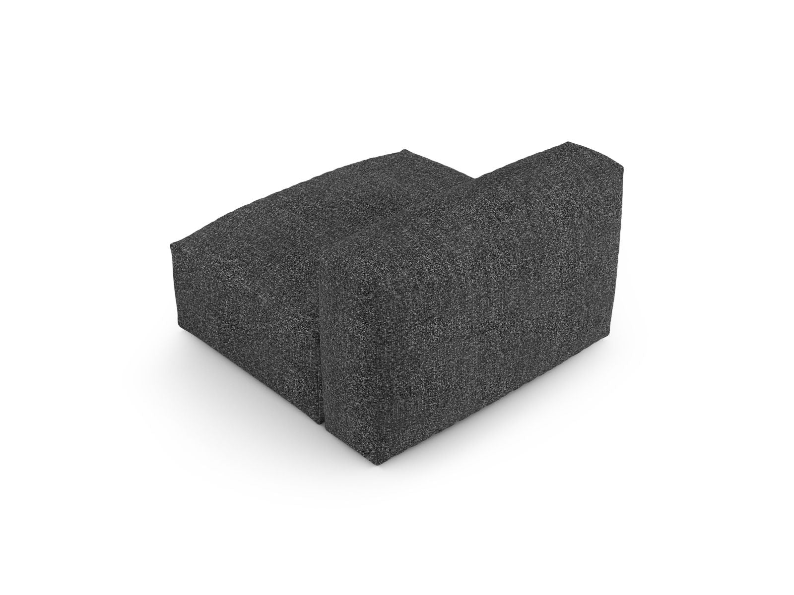 Elegantes 1-Sitzer Sofa Martina XL in klassischem Anthrazit, ideal für moderne Wohnräume und entspannte Stunden.