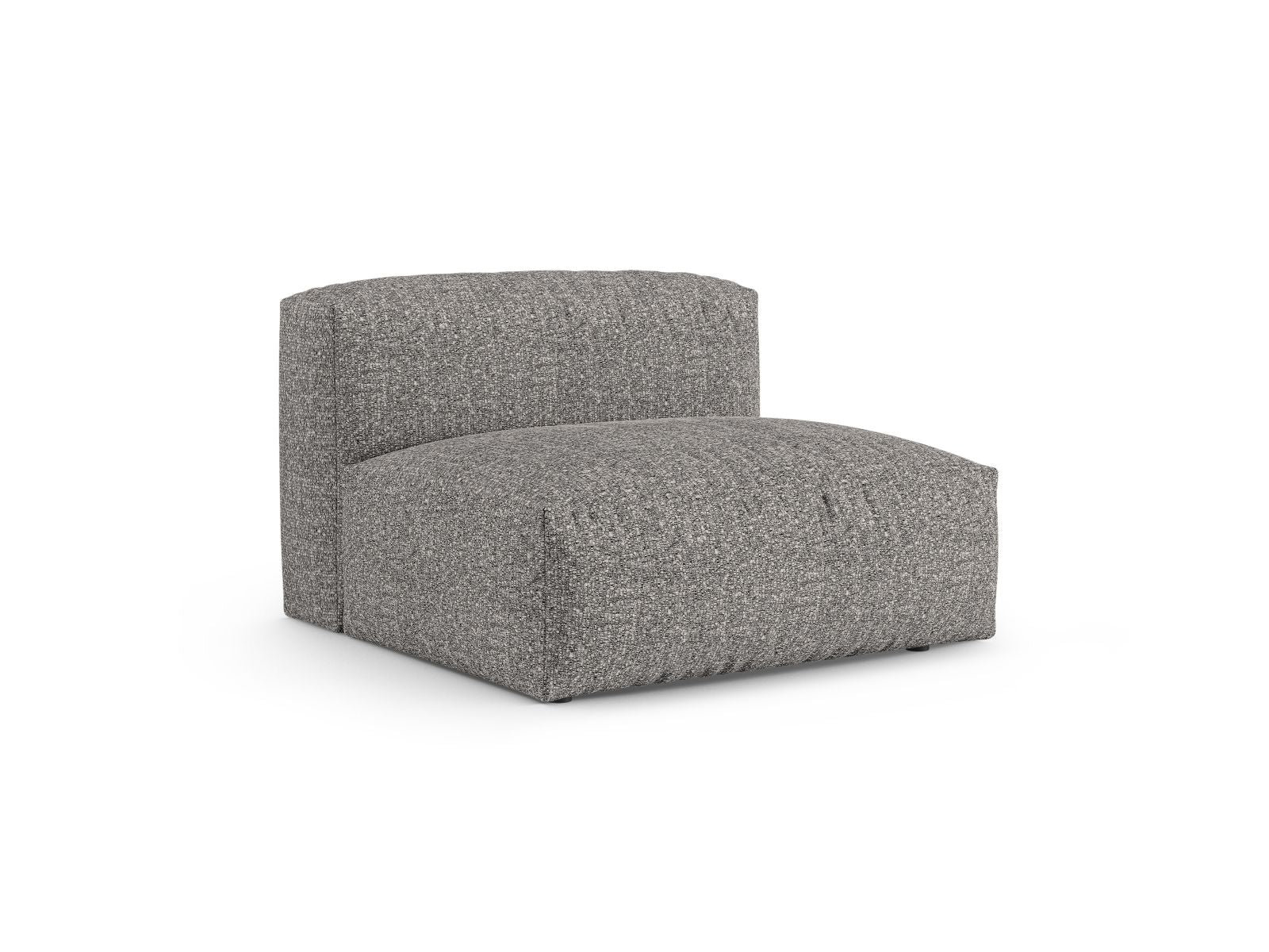 Elegantes 1-Sitzer Sofa Martina XL in Graphit, ideal für moderne Wohnräume. Teil der modularen Sofa-Kollektion von Micadoni.