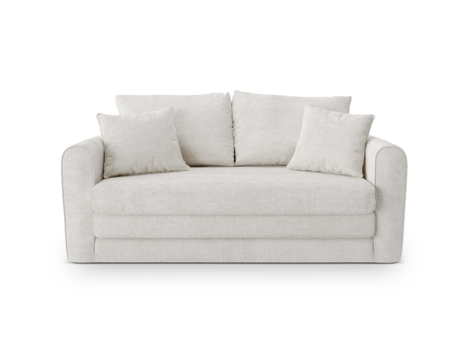 Lido Sofa mit Schlaffunktion 2 Sitzer in Light Beige präsentiert im Onlineshop von KAQTU Design AG. Bettsofa ist von Micadoni