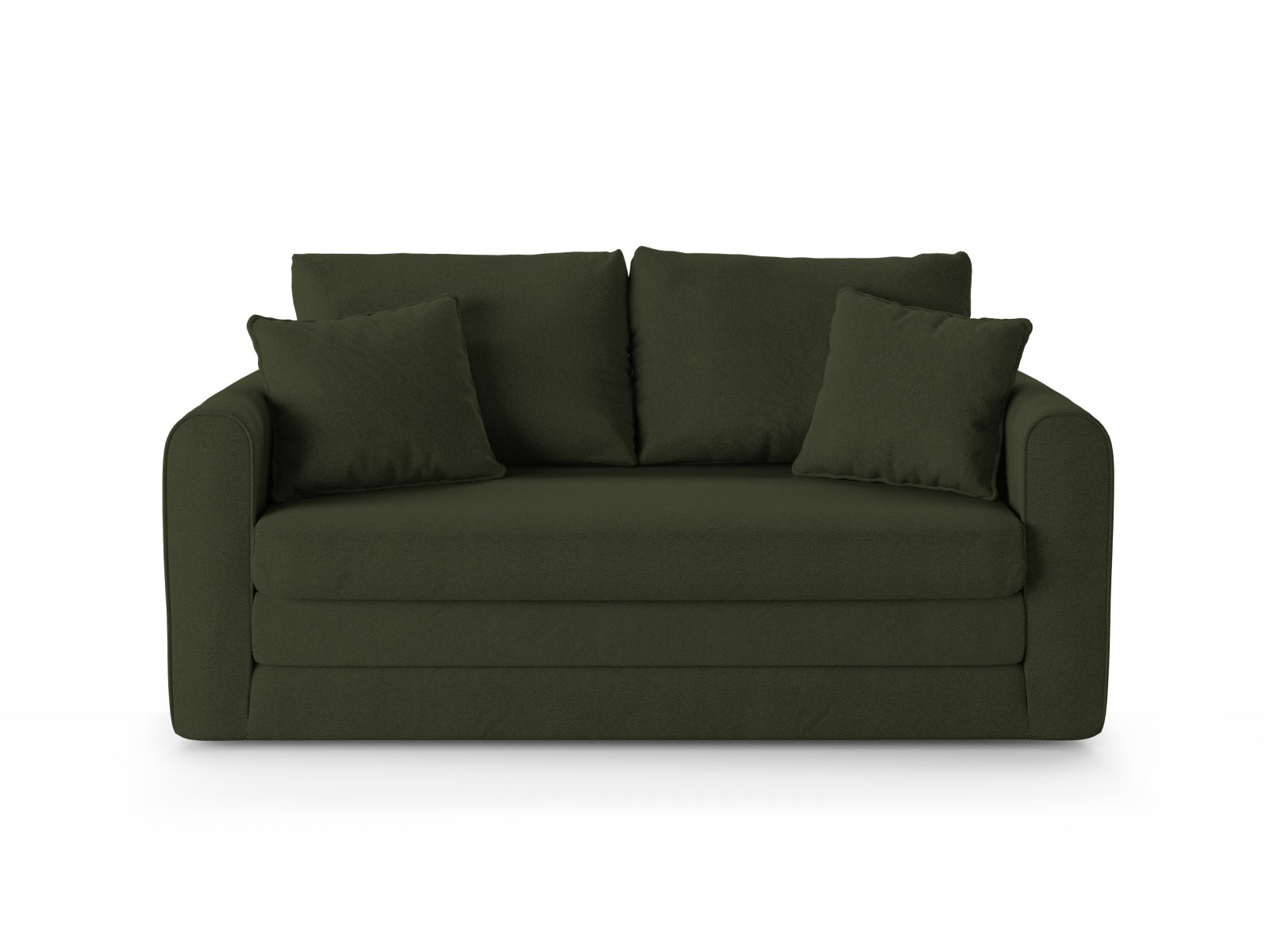 Lido Sofa mit Schlaffunktion 2 Sitzer in Green präsentiert im Onlineshop von KAQTU Design AG. Bettsofa ist von Micadoni