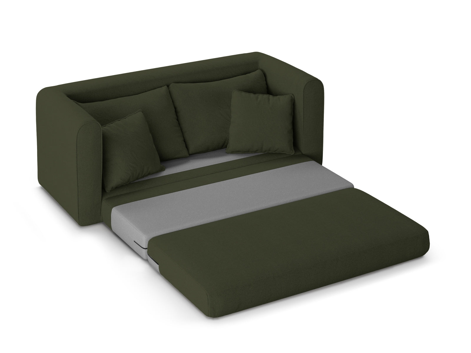 Lido Sofa mit Schlaffunktion 2 Sitzer in Green präsentiert im Onlineshop von KAQTU Design AG. Bettsofa ist von Micadoni